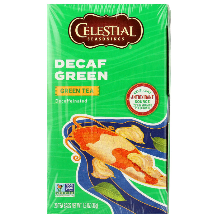 Celestial Seasonings - Decaf Green Tea, 20 Bags | Pack of 6