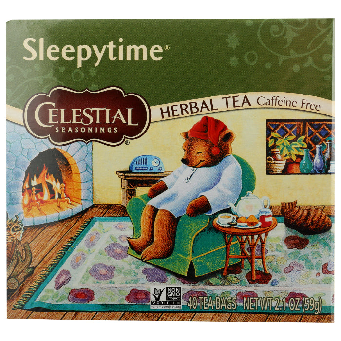 Celestial Seasonings - Herbal Tea Caffeine Free Sleepytime, 40 Bags |
