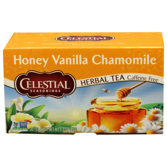 Celestial Seasonings - Herbal Tea Honey Vanilla Chamomile, 20 Bags | P