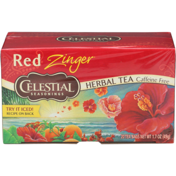 Celestial Seasonings - Herbal Tea Red Zinger, 20 Bags | Pack of 6