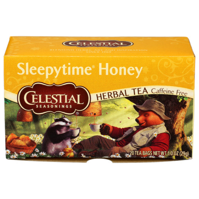 Celestial Seasonings - Herbal Tea Sleepytime Honey, 20 Bags | Pack of