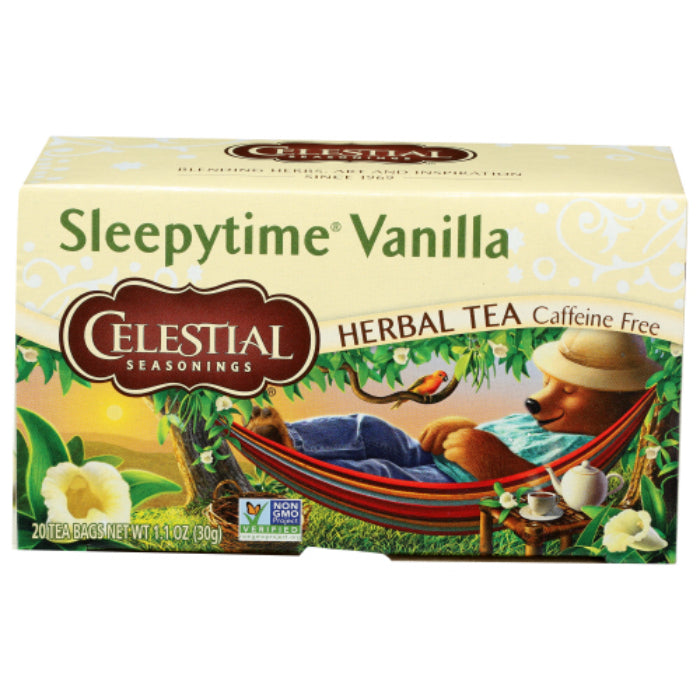 Celestial Seasonings - Herbal Tea Sleepytime Vanilla, 20 Bags | Pack o