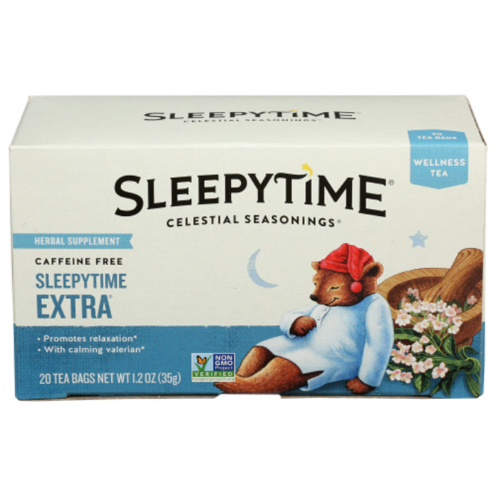 Celestial Seasonings - Herbal Tea Sleepytime Extra, 20 Bags | Pack of