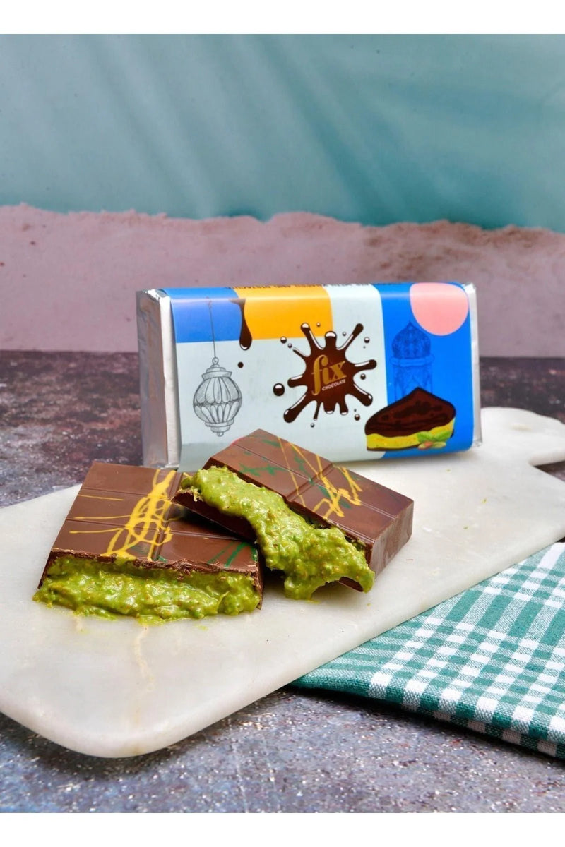 Fix Chocolate with Knafeh and Pistachio - Dubai Chocolate