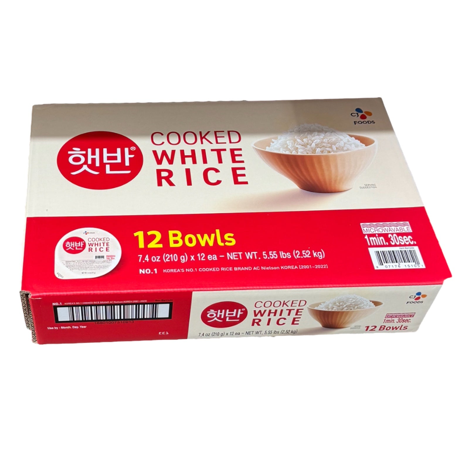 Buy CJ Foods Cooked White Rice 12-Pack | Quick & Easy Meals