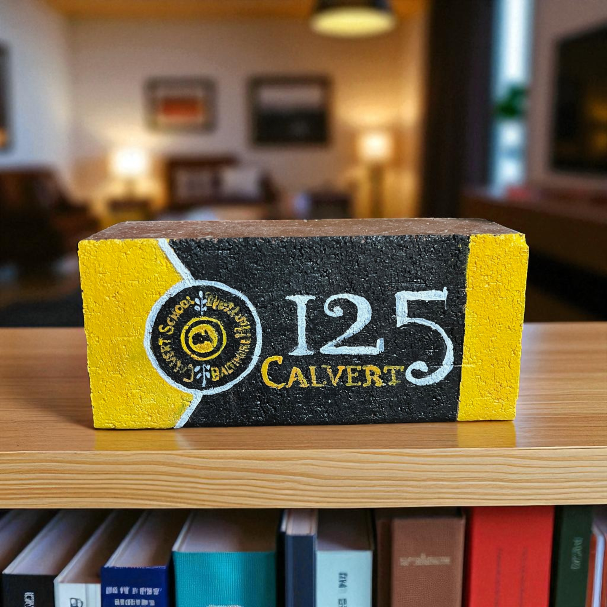 Linda Amtmann Hand Painted Brick- Calvert