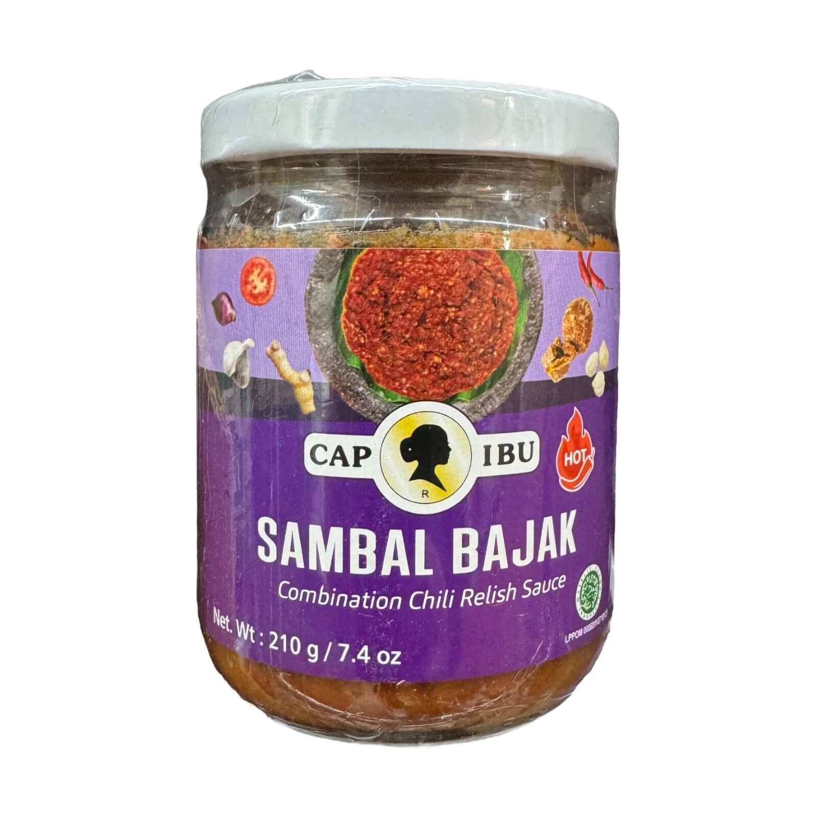 Cap Ibu Sambal Bajak Chili Relish - 7.4 oz
