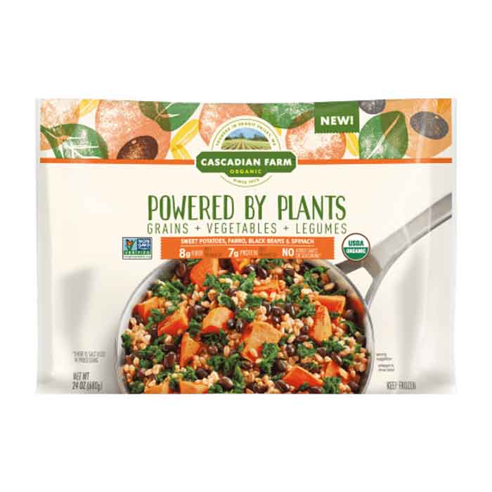 Cascadian Farm - Entree Sweet Potato Black Bean Spinach, 24oz | Pack o