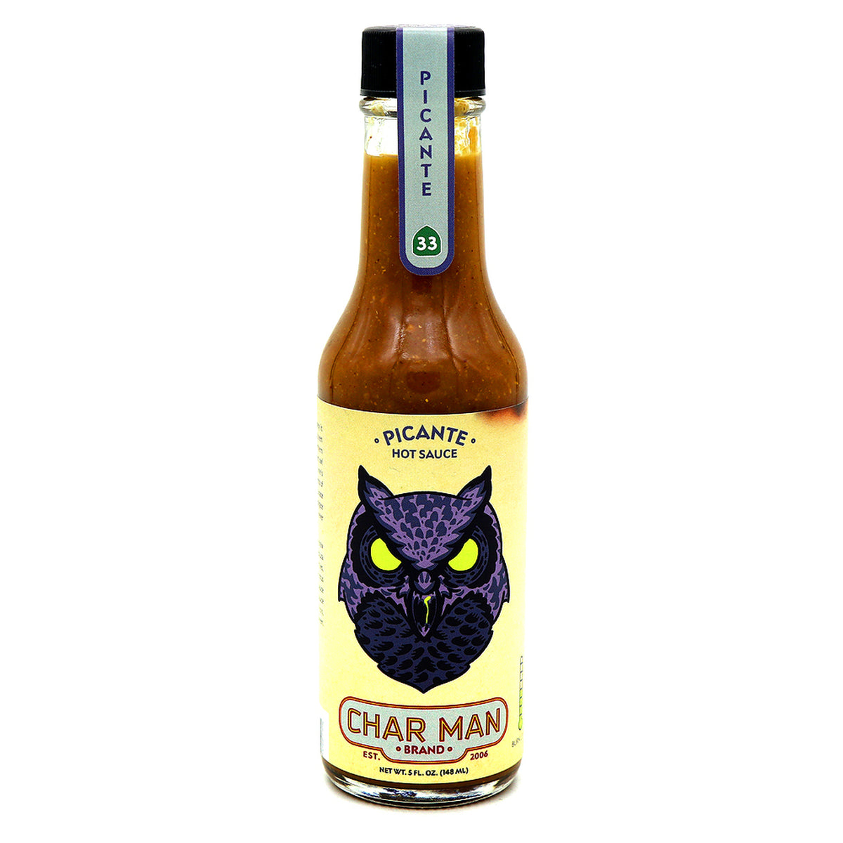 Char Man Picante Hot Sauce