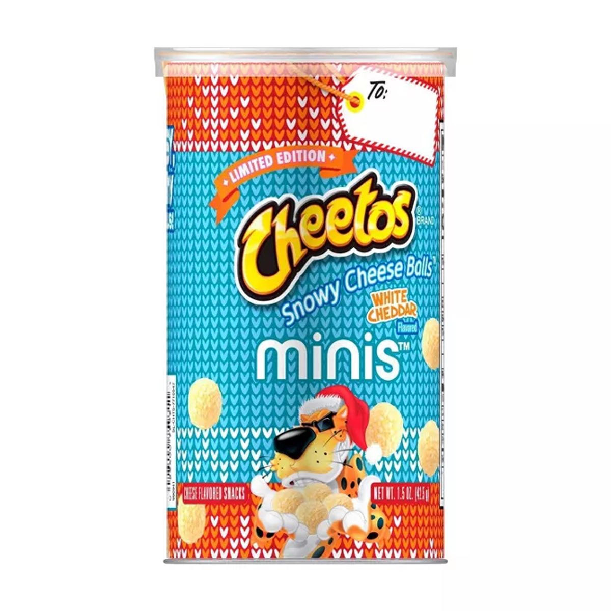 Cheetos Snowy Cheese Balls White Cheddar Minis - 42.5g