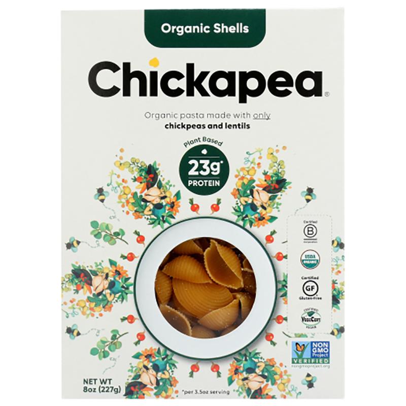 Online Chickapea - Pasta Shells, 8 oz