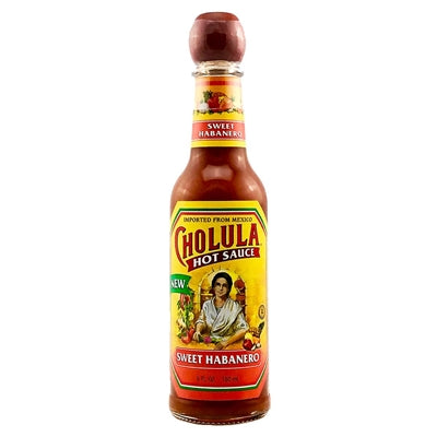 Hot Sauce Cholula Mexico Sweet Habanero 5 oz Wooden cap Heat 4 $8.98