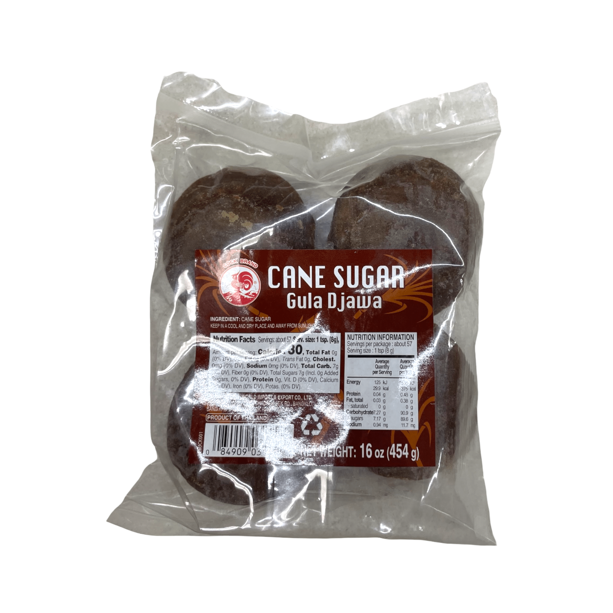 Cock Brand Cane Sugar (Gula Djawa)