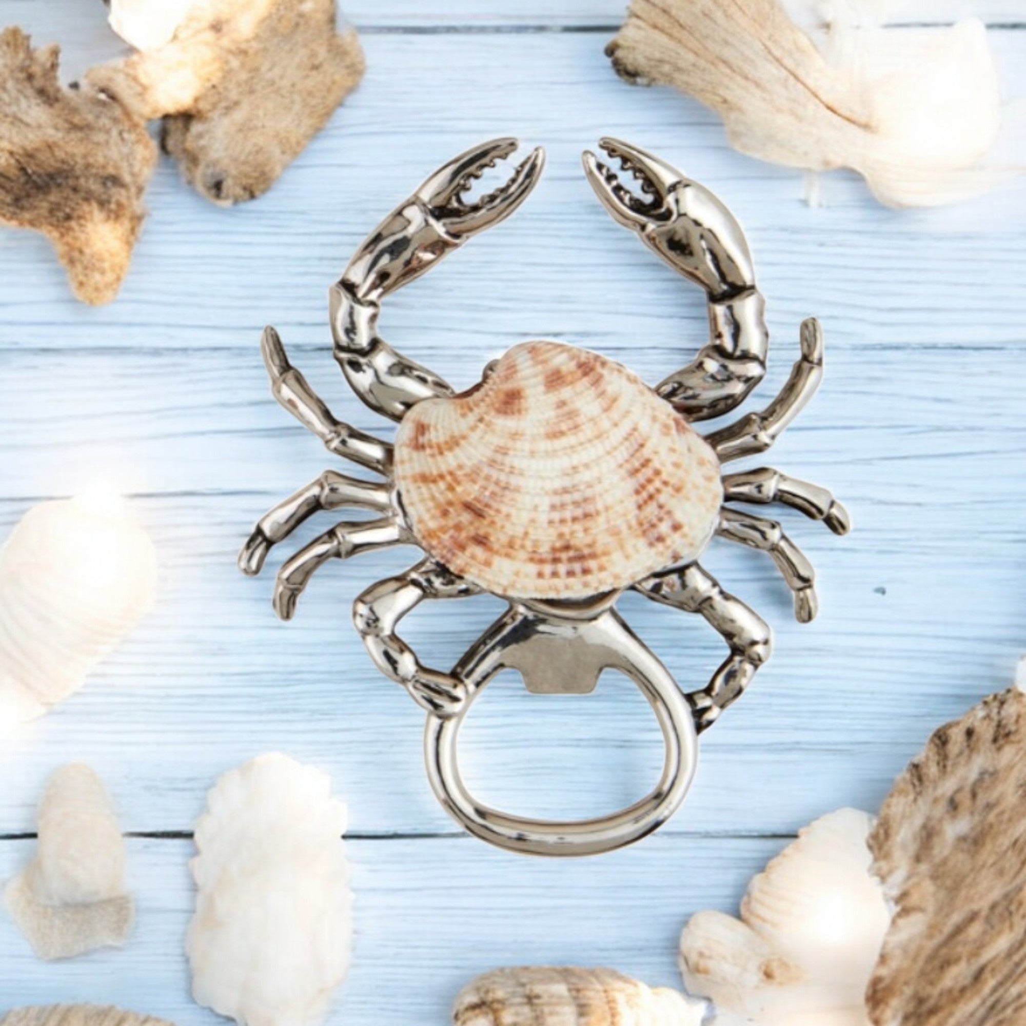 Crab Seashell Bottle Opener