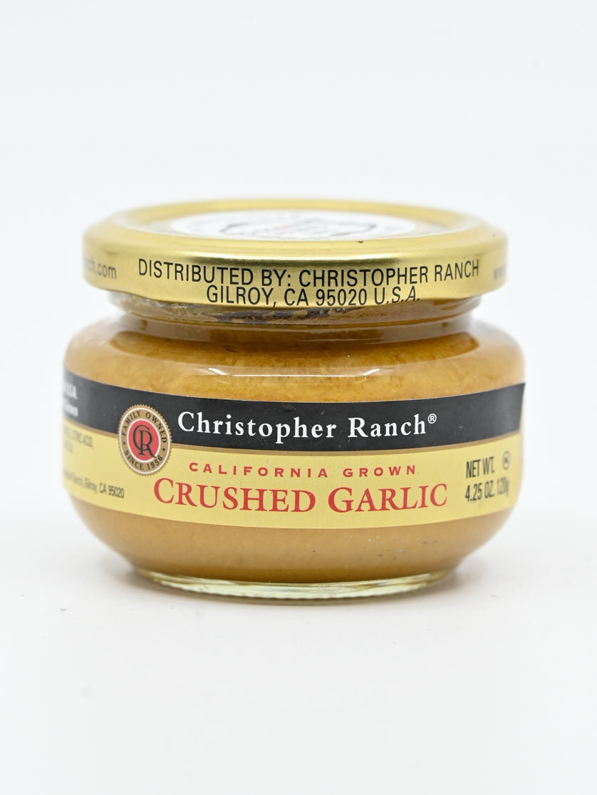 Crushed Garlic Christopher Ranch Gilroy California 4.25