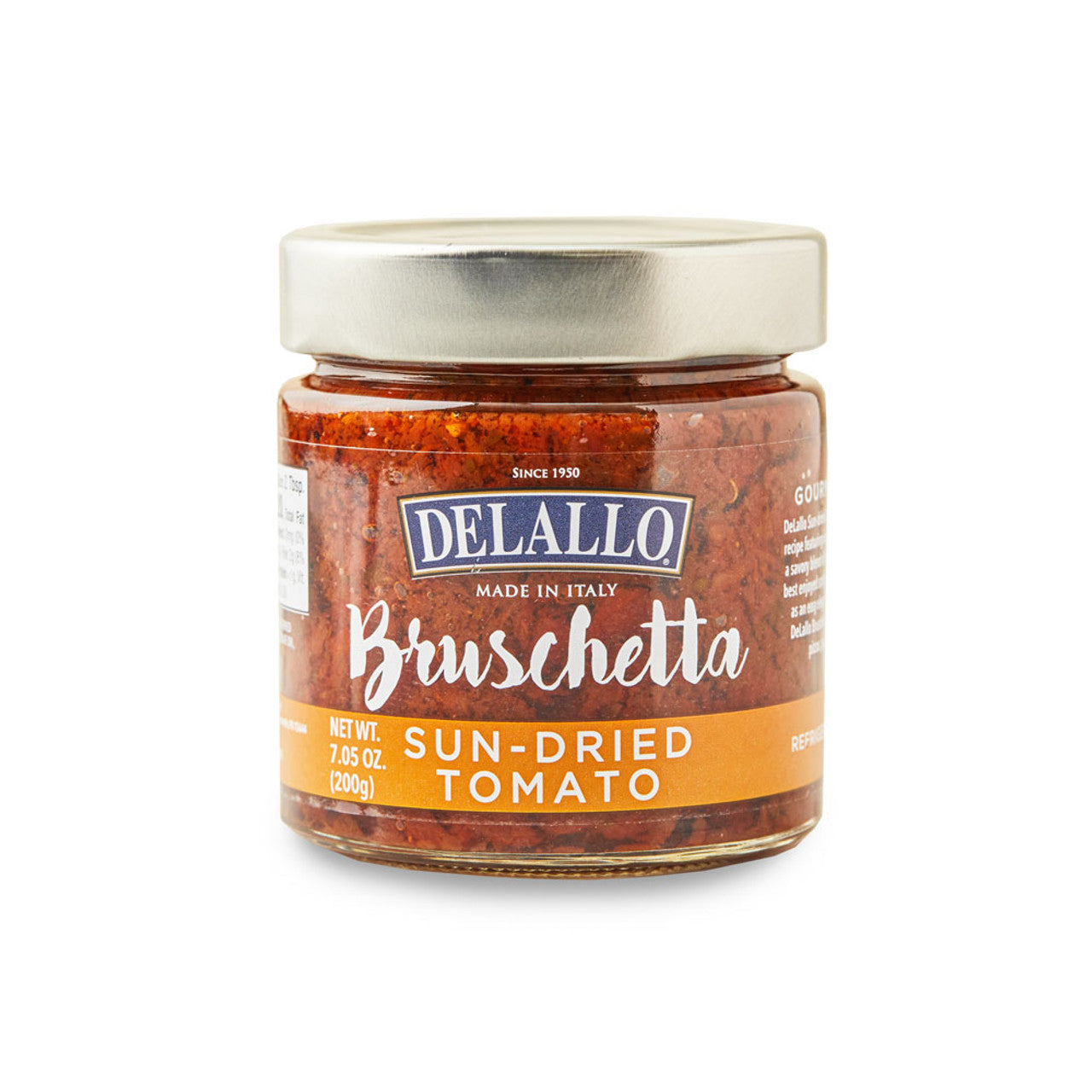 Delallo - Bruschetta Sundried Tomato 7.05 Oz | Pack of 6