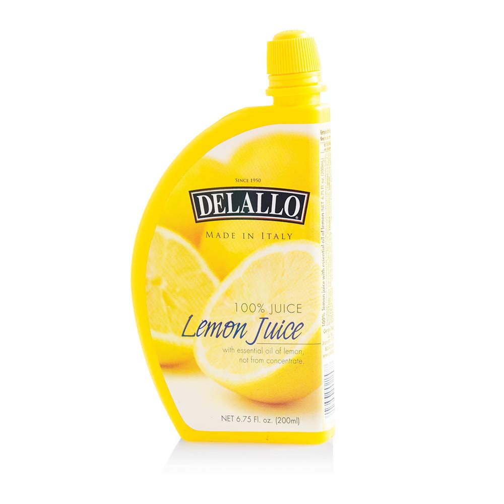 Delallo – Lemon Juice, 6.75 oz | Pack of 12