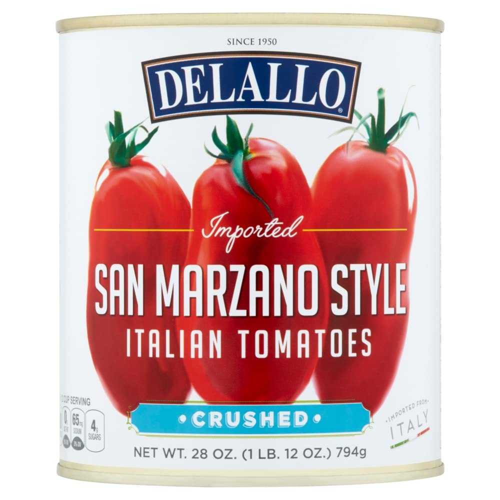 Delallo - Crushed Tomato San Marzano Style, 28 Oz | Pack of 12