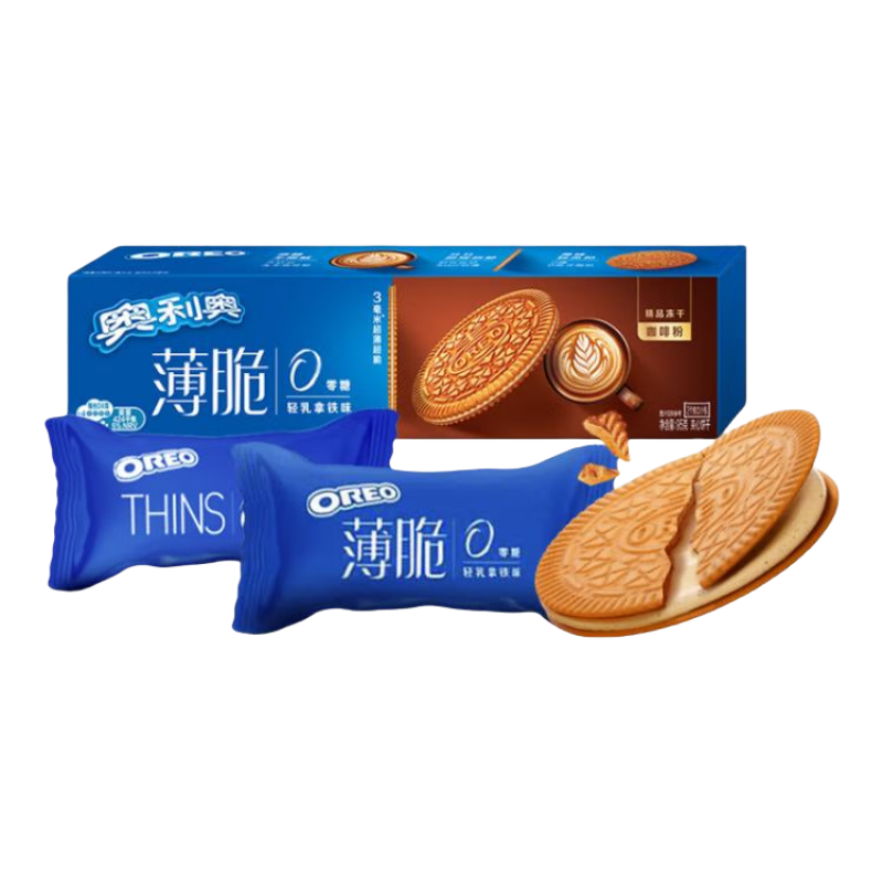 Oreo Thin Crisp Sandwich Cookies Coffee Flavor 95g