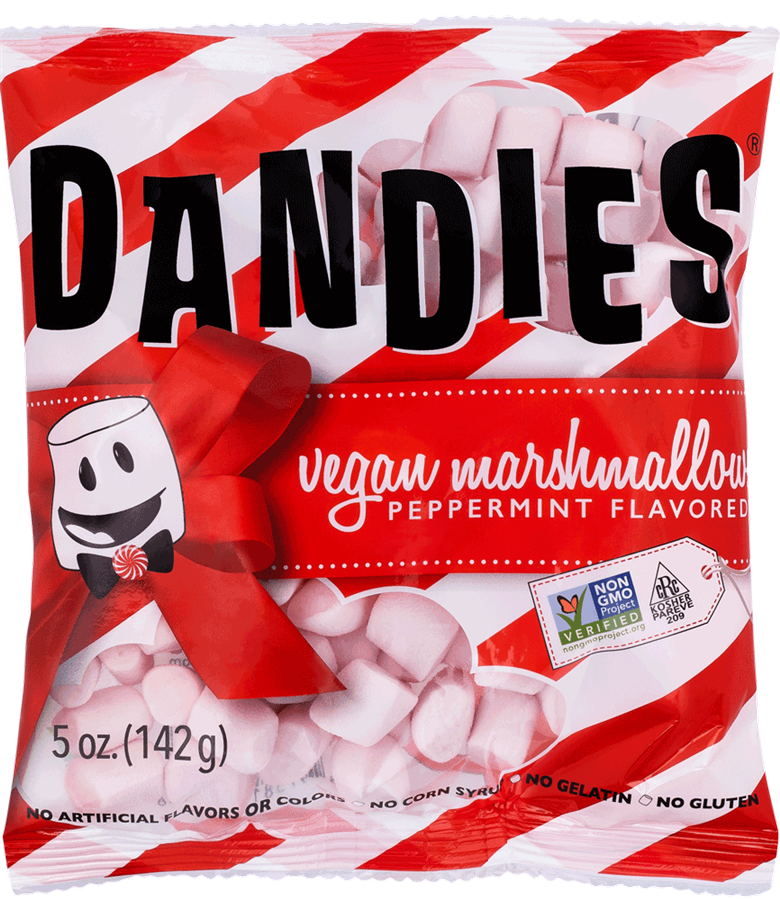 Dandies - Vegan Peppermint Marshmallows, 5 oz | Pack of 10