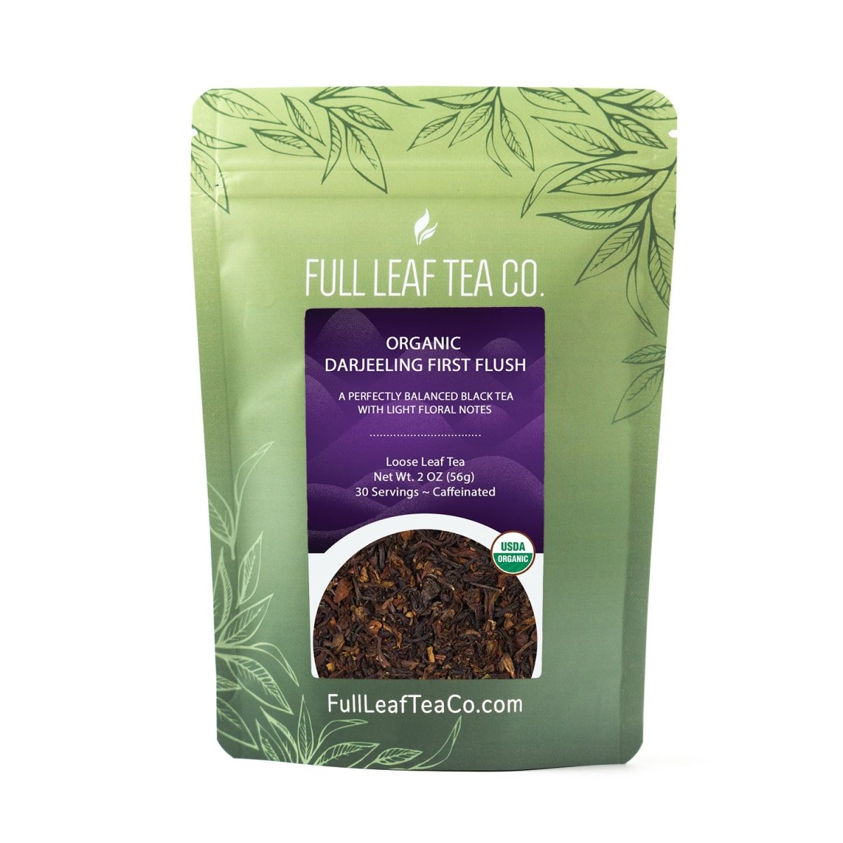 Organic Darjeeling First Flush Retail Bags - Case of 6