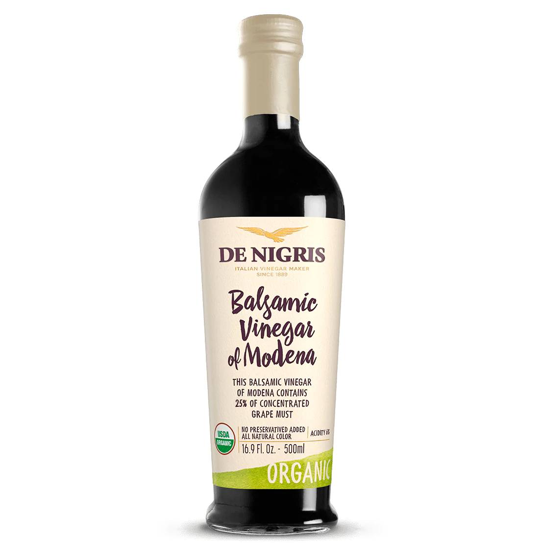 De Nigris Organic Balsamic Vinegar | Rich, Authentic Flavor