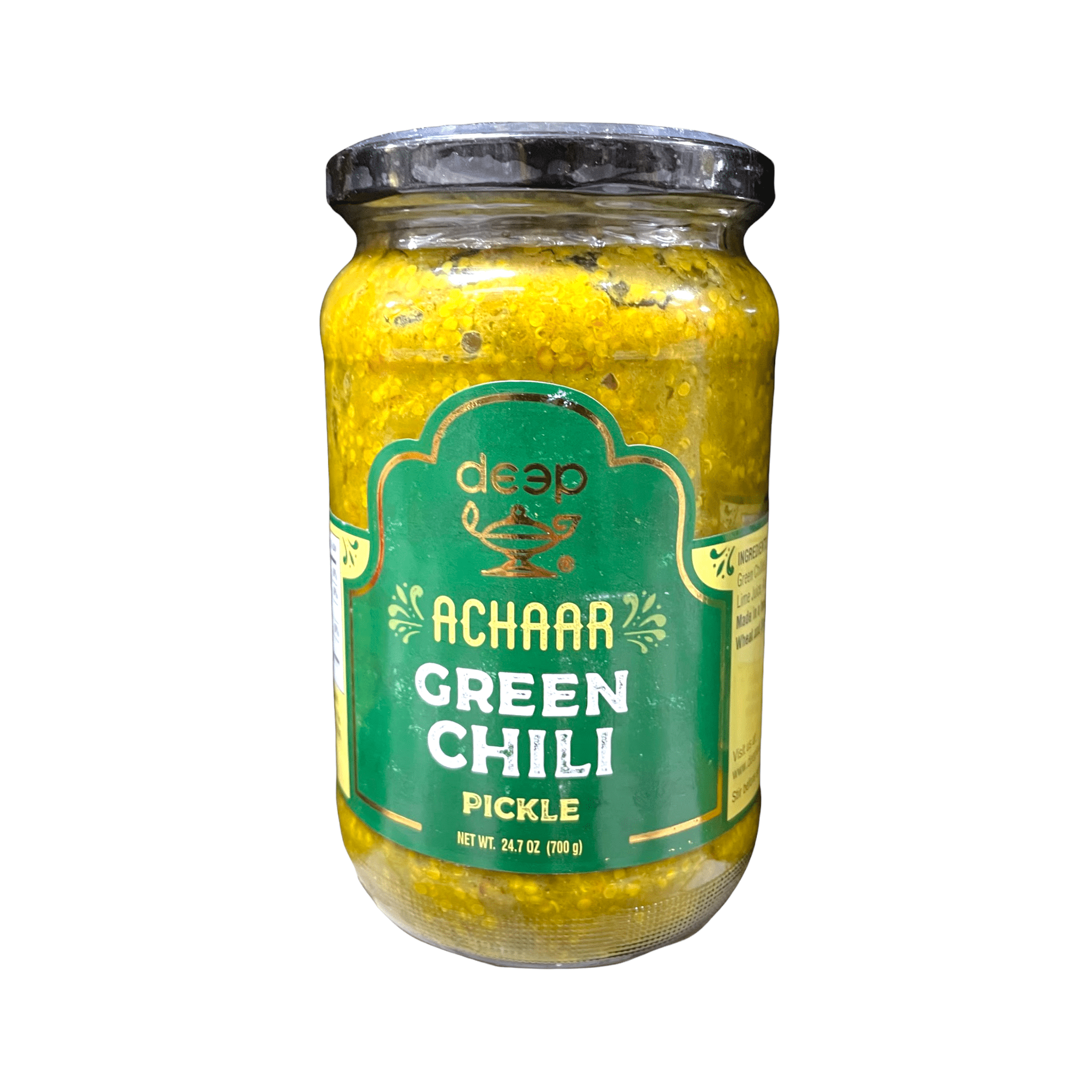 Deep Green Chili Pickle