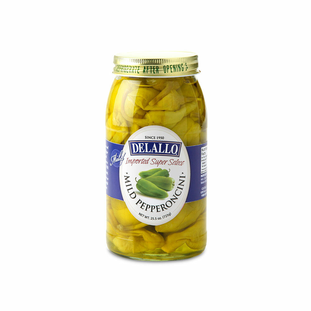 Delallo Pepperoncini - Mild 25.50 oz | Pack of 6