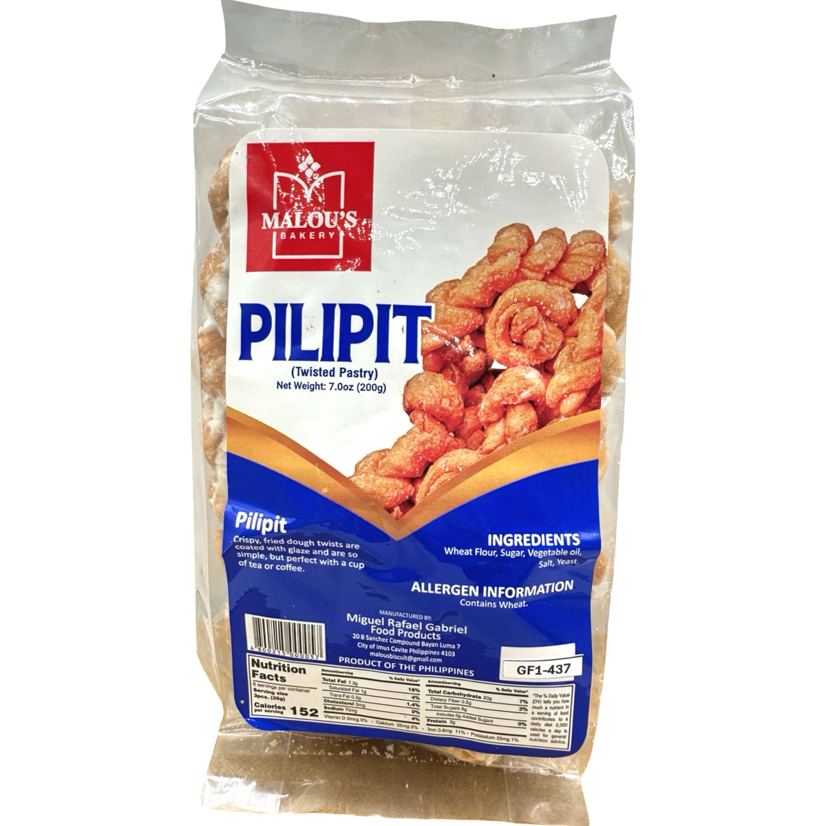 Malou's - Pilipit - 200 G