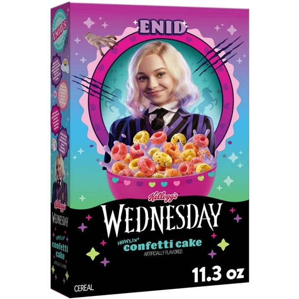 Kelloggs Wednesday Enid Confetti Cake Cereal - 11.3oz