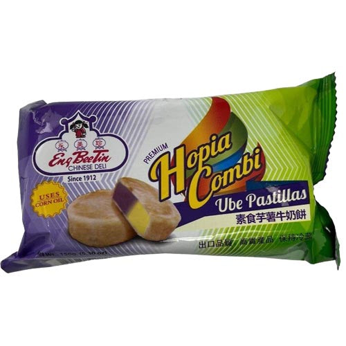 Eng Bee Tin - Hopia Combi - UBE Pastillas - 150 G