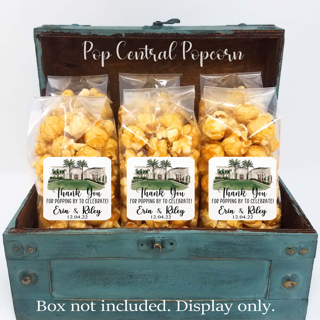 Floridian Wedding - Popcorn Party Favors