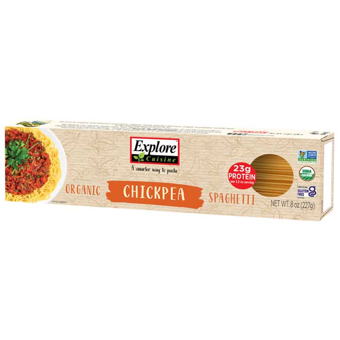 Explore Cuisine Organic Chickpea Spaghetti 8 Oz | Pack of 12