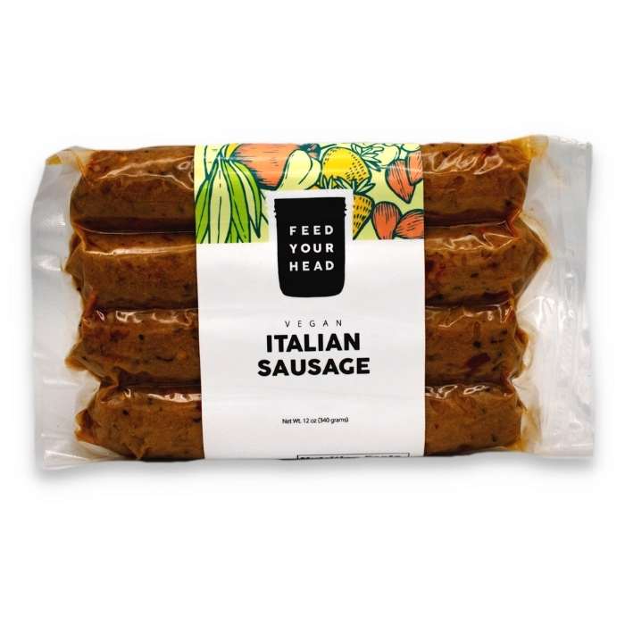 Feed Your Head - Vegan Italian Sausage, 4 Pack | Buy From PlantX