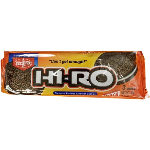 Fibisco - Hi-Ro Chocholate Flavored Sandwich Cookies - 33 G