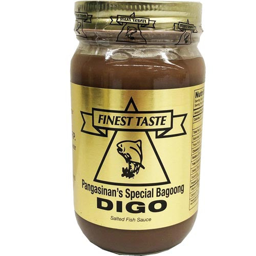 Finest Taste - Pangasinan's Special Bagoong - Digo - Salted Fish Sauce - 16 OZ