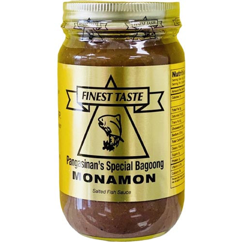 Finest Taste - Pangasinan's Special Bagoong - Monamon - Salted Fish Sauce - 16 OZ
