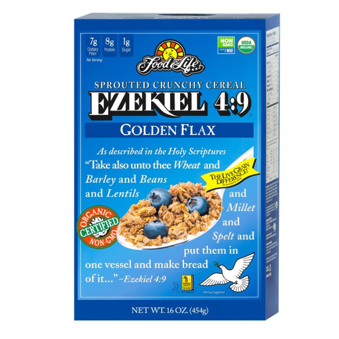 Food For Life - Cereal Ezekiel Golden Flax Organic, 16 oz | Pack of 6