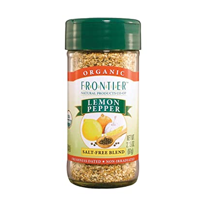 Frontier Lemon Pepper Seasoning, 2.5 oz | Pack of 6