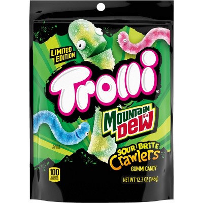 Trolli Mountain Dew - Sour Brite Crawlers Gummy Candy
