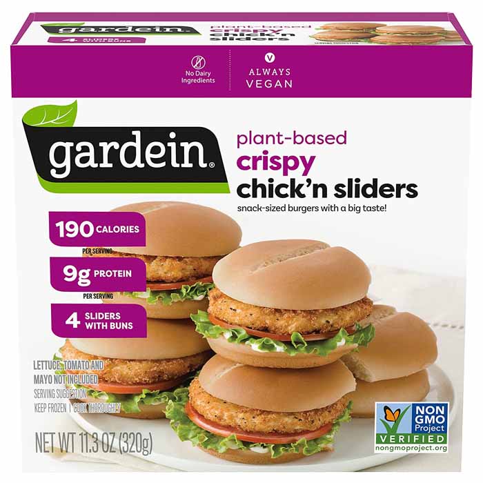 Gardein - Crispy Chick'n Sliders, 11.3oz | Buy Now at PlantX