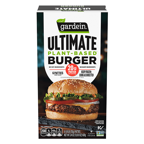 Gardein - Ultimate Plant-Based Burger, 24oz | Pack of 6