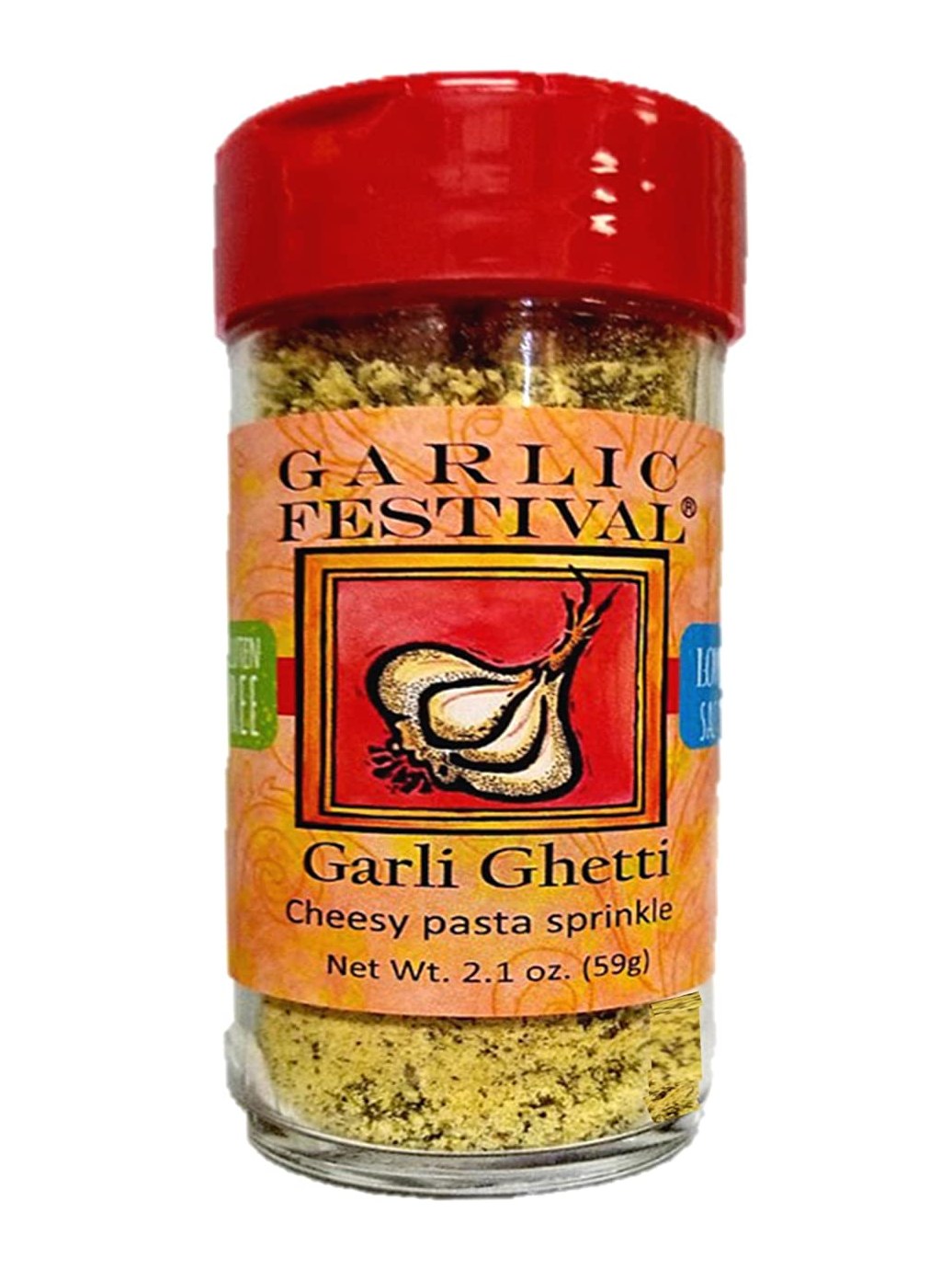 Seasoning Garli Ghetti Cheesy Garlic Sprinkle 2.1 oz Garlic Festival F