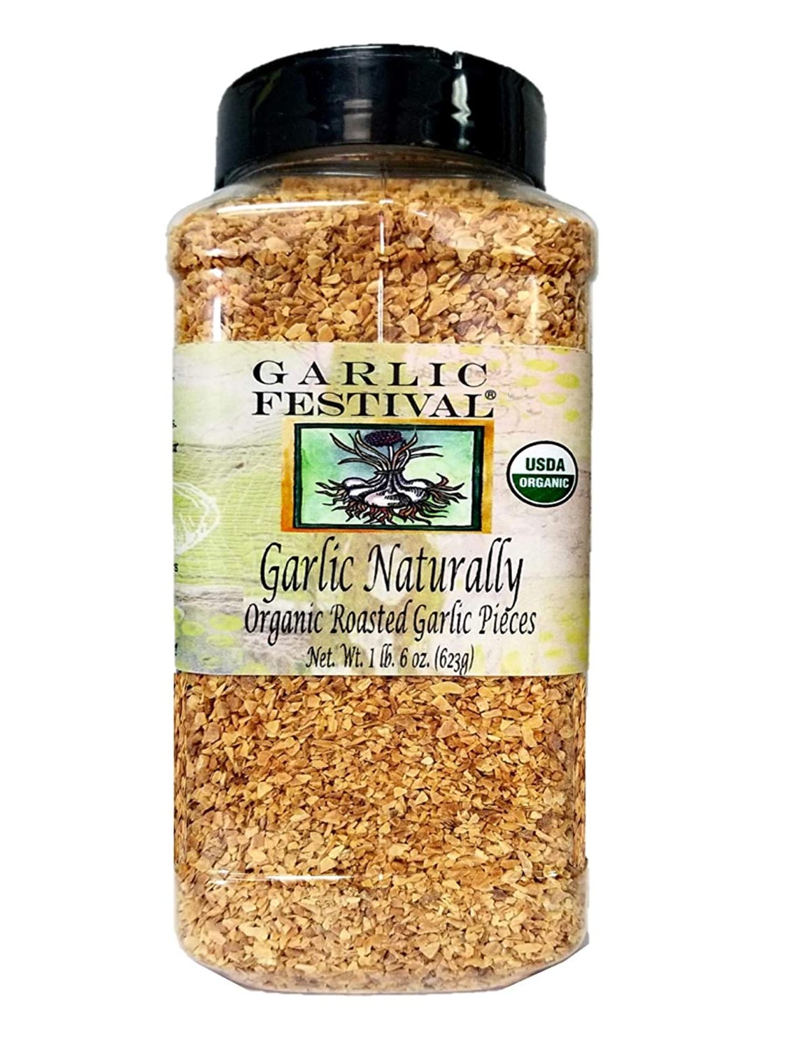Garlic Naturally USDA ORGANIC Roasted Garlic Pieces Garlic Festival Fo