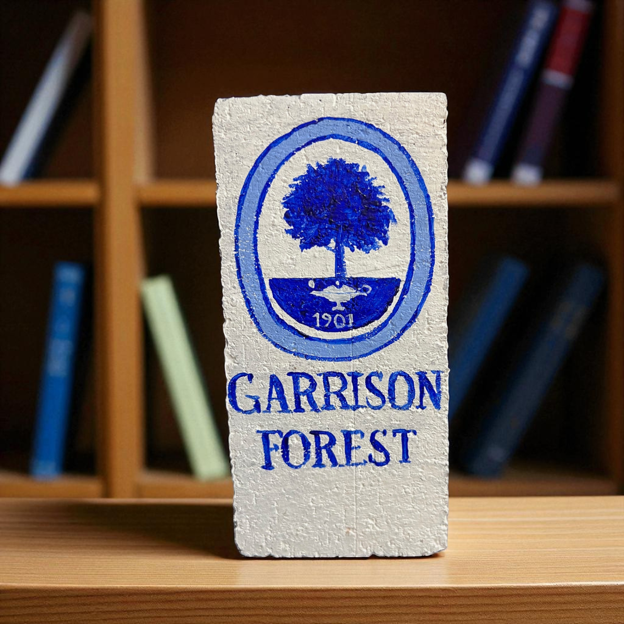 Linda Amtmann Hand Painted Brick- Garrison