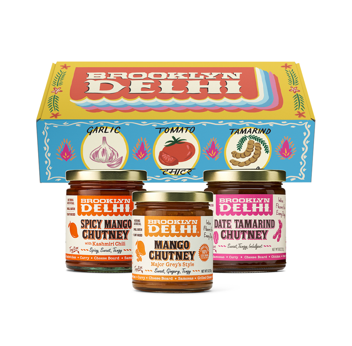 Brooklyn Delhi Chutney Trio Gift Set