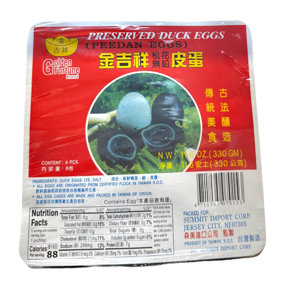 Golden G Fortune Preserved Duck Eggs 6pcs