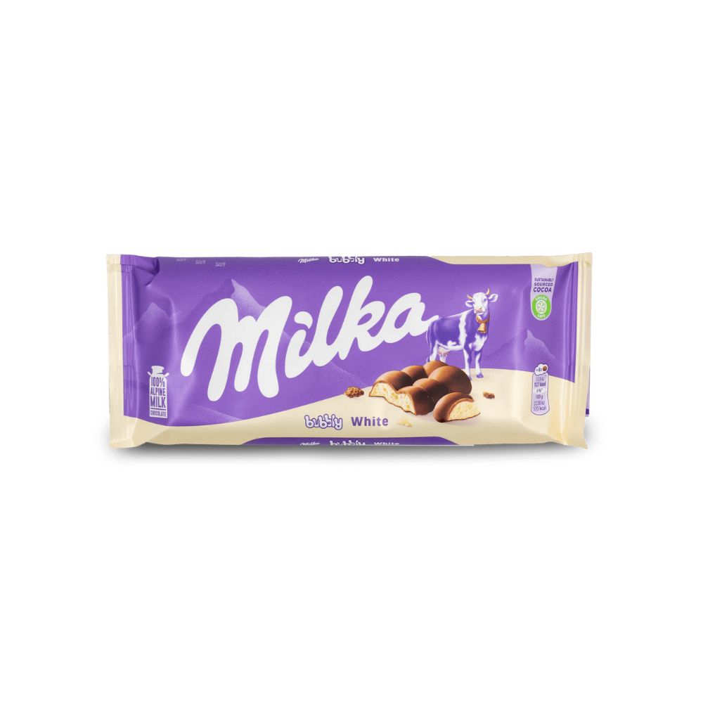 Milka Bubbly White