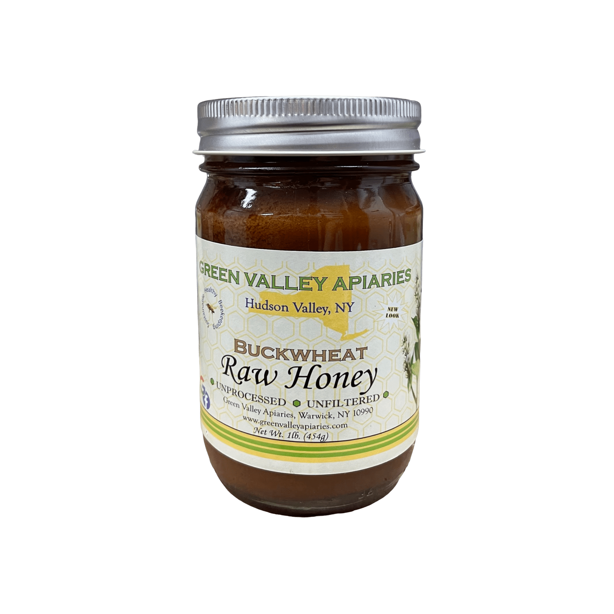 Shop Buckwheat Raw Honey 1LB | Green Valley Apiaries