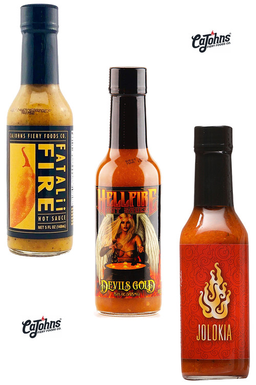 Best of Fatalii Pepper Hot Sauces Gift Set, 3/5oz.